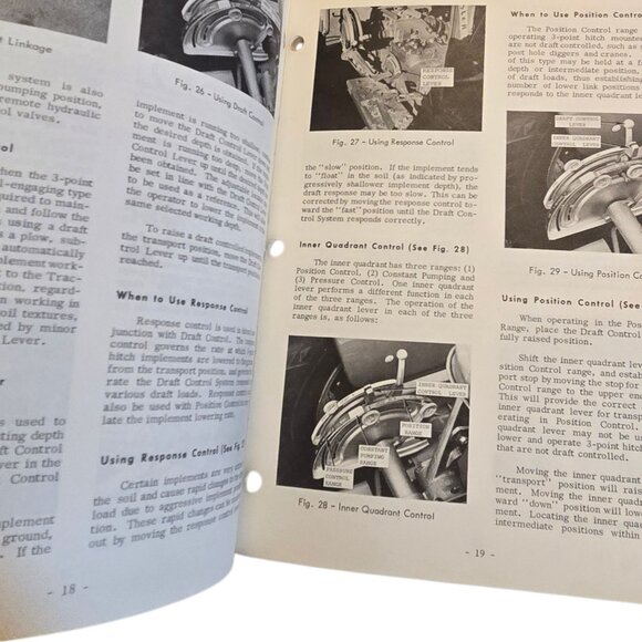 Vintage Massey Ferguson MF 175 Tractor Operators Manual Original 1974 MF175 Book - Picture 10 of 14